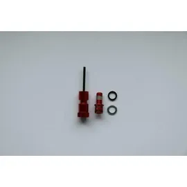 RockShox Rebound Adjuster Knob/Bolt Kit Aluminum 11.4310.645.000 Red Short