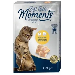 MOMENTS Soft Rolls 6x4x10g Huhn & Käse