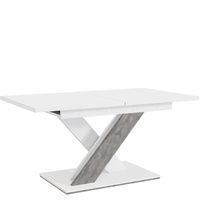 MEBLINI Esstisch Ausziehbar - Esszimmertisch Modern - Küchentisch - Säulentisch - Ausziehtisch - Dining Table - Esszimmertische - 140-180x80x75cm...