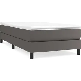 vidaXL Boxspringbett 100 x 200 cm Grau