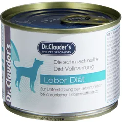Dr. Clauder's LPD Leber Diät 200g Dosen Hundenassfutter Leber Diät 6x200g