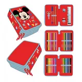 Disney Mickey gefülltes 3-stöckiges Federmäppchen