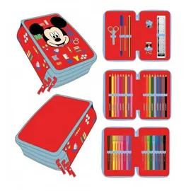 Disney Mickey gefülltes 3-stöckiges Federmäppchen