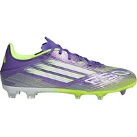 adidas F50 League FG/MG Herren Purple Rush/Cloud White/Lucid Lemon 40 2/3