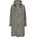 Codello Regenponcho mit Leo-Print beige