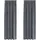 vidaXL Verdunkelungsvorhänge 2 pcs Hellgrau 140 x 245 cm