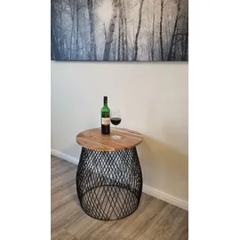 Ambiente Haus Urban rundes Beistelltisch käfig -H 50cm | Gr.: onesize