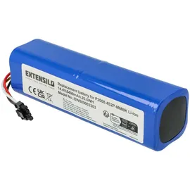 EXTENSILO Akku kompatibel mit Dreame L10, L10 Pro, L10s Ultra, L10 Ultra, L10 Pro Plus, L10s, L20 Saugroboter (6400 mAh, 14,4 V, Li-Ion)