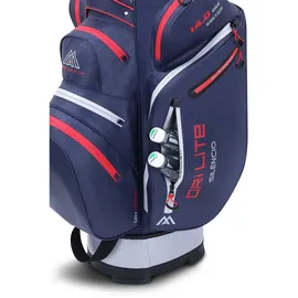 Big MAX Dri LITE Silencio 2 - Wasserabweisende Golftasche dunkelblau rot