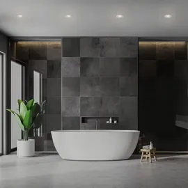 Briloner LED-Einbauleuchten Kulana 4er Set Mini 4,9W 480lm chrom-matt