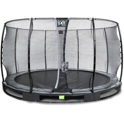 EXIT Elegant Ground 366 (12ft) RUND + Sicherheitsnetz Economy schwarz