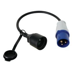 Perel Kabel - Kupplung Auf Cee-Stecker - Stecker-Typ E (Französisches System)