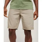 Superdry für Herren. M7110397A Officer beige Chino-Shorts (28), Lässig, Baumwolle