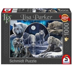 Schmidt Spiele Puzzle SSP59666 - Prächtige Wölfe - 1000 Teile Puzzle, 1000 Puzzleteile bunt