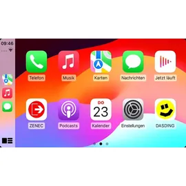 Zenec Z-N538 2-Din Autoradio Infotainer mit 17,1 cm / 6,75“ Touchscreen, DAB+,