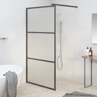 VidaXL Duschwand für Walk-In Dusche 115x195 cm ESG Mattiert