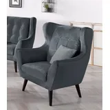 Andas Ohrensessel »Hemmink, Sessel, Loungesessel«, mit Knopfheftung