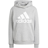 Adidas Essentials Logo Boyfriend Hoodie Medium Grey Heather / White XL