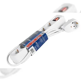 REV Ritter Steckdosenleiste 6-fach 2 m Weiß 1 St.