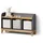 livinity® Kindersitzbank Mailo 107,2 x 63,8 cm Eiche grau