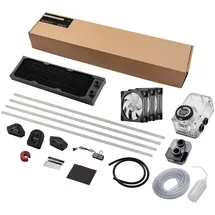 PHANTEKS Glacier EZ-Fit 360 D30-KIT, Wasserkühlungsset - schwarz, (PH-GEF_KIT360-D30_DBK)