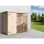 Weka Kaminholzregal 663 Holz 254 x 96 x 193 cm 2,7m3 beige