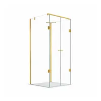 Buylando Emma Komplettdusche 75 x 195 cm Gold