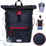 Elephant Gin Time Bag Rucksack Schwarz