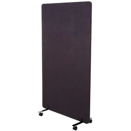 MCW Akustik-Trennwand 80x147x39 Braun/Grau