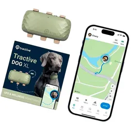 tractive GPS Tracker Hund XL wasserdicht grün