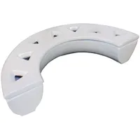 Metrox Raumbefeuchter Keramik, 450 ml, creme-weiß, Luftbefeuchter halbrund 19994