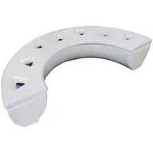 Metrox Raumbefeuchter Keramik, 450 ml, creme-weiß, Luftbefeuchter halbrund 19994