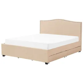 Beliani Montpellier 160 x 200 cm Beige