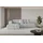 altdecor Ecksofa Cord 2-Sitzer Grau