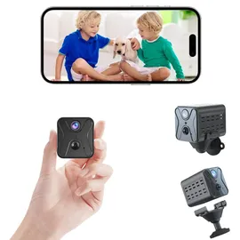 javiscam Mini Kamera 4K Schwarz