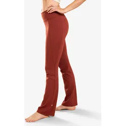 Leggings dynamisches Yoga Schlaghose Premium - terrakotta M