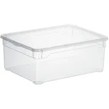 Rotho Aufbewahrungsbox CLEAR Box" 10 l