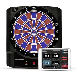CARROMCO Turbo Charger 4.0 Elektronische Dartscheibe inkl. 6 Softdarts