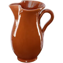Tonkrug 1.9L braun-glasiert kühlende Wein-Karaffe - 99544