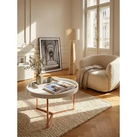 KADIMA DESIGN Lia Gold Holz 58 x 42 cm