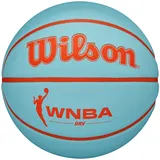 Wilson WNBA DRV Basketball, Aqua/Orange, 6