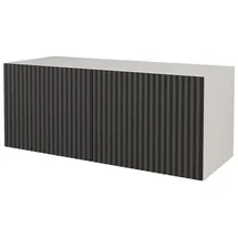 altdecor NOA-2 Lowboard 100 cm x 40 cm x 40 cm Schwarz Holzwerkstoff