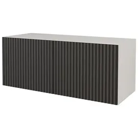 altdecor NOA-2 Lowboard 100 cm x 40 cm x 40 cm Schwarz Holzwerkstoff
