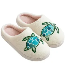 corimori Hausschuhe mit netten Motiven 12 Schildkröte,EU 42-43 (Etikett CN 44-45)