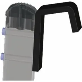 ZARGES Auflegehaken flach bis 100 mm