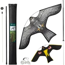 VOUNOT Vogelschreck Drachen 4 m Teleskopstange 2 St.