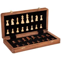 Atmosphera - Schachspiel Aus Holz, 30,5 X 30,5 cm