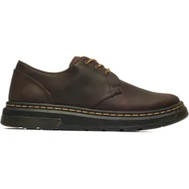 Dr. Martens Crewson Lo 3 Eye Schuhe Dark Brown Crazy Horse 44