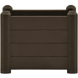 furnicato Hochbeet Elegantes 43 x 43 x 35 cm Schwarz