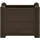 furnicato Hochbeet Elegantes 43 x 43 x 35 cm Schwarz